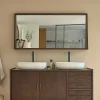 Berah Getah Miroir en mindi massif 135x67 cm