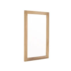 Berah Getah Miroir en teck massif rectangulaire