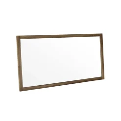 Berah Getah Miroir en teck massif rectangulaire 160 cm