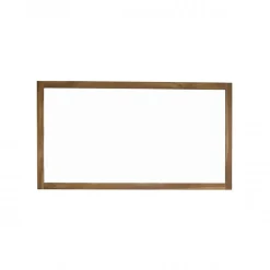 Berah Getah Miroir en teck massif rectangulaire 145x80 cm* Miroir Simple