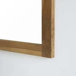Berah Getah Miroir en teck massif rectangulaire 145x80 cm* Miroir Simple