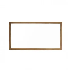 Berah Getah Miroir en teck massif 150x80 cm