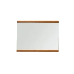 Berah Getah Miroir en teck recyclé massif 80 cm* Miroir Simple