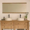 Berah Getah Miroir en teck recyclé rectangulaire 140 cm* Miroir Simple