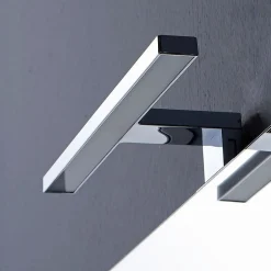 Kiamami Valentina Miroir Encastré Avec Lampe Chromée 100X70 Réversible* Miroir Lumineux