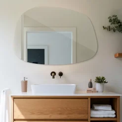 Tulup Miroir forme originale 79 x 57 cm pour le salon chambre* Miroir Simple