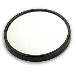 Kiamami Valentina Miroir Grossissant Avec Ventouses Et Cadre Noir 13 Cm