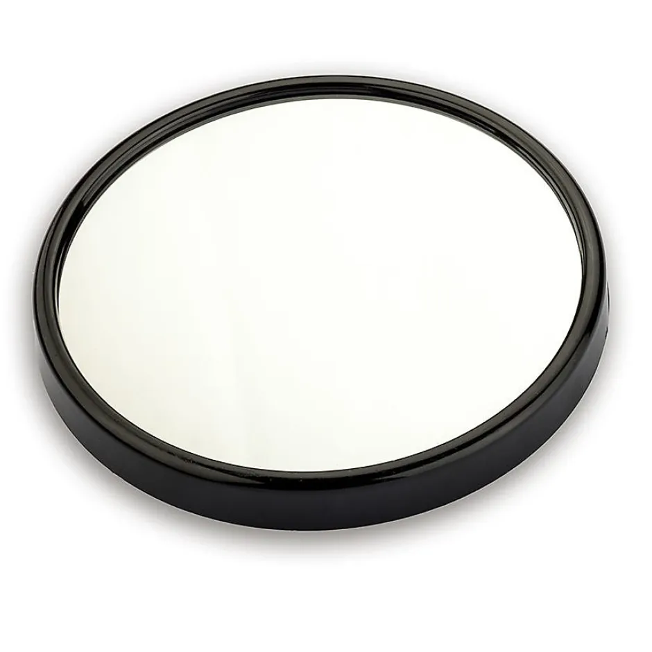 Kiamami Valentina Miroir Grossissant Avec Ventouses Et Cadre Noir 13 Cm