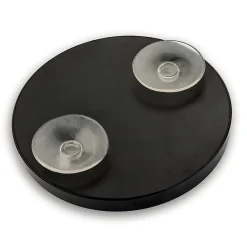 Kiamami Valentina Miroir Grossissant Avec Ventouses Et Cadre Noir 13 Cm