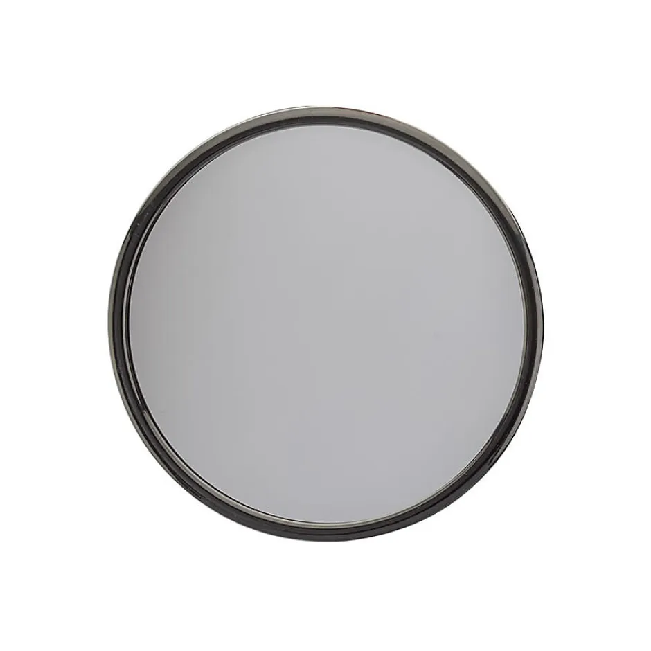 Kiamami Valentina Miroir Grossissant Avec Ventouses Et Cadre Noir 13 Cm