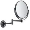 Kiamami Valentina Miroir Grossissant Pour Montage Mural, Réglable, Laiton Noir Mat