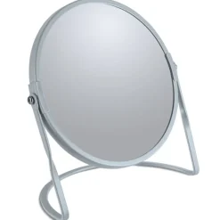 Spirella Miroir grossissant sur pied Acier AKIRA Bleu Glacé mat