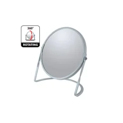 Spirella Miroir grossissant sur pied Acier AKIRA Bleu Glacé mat