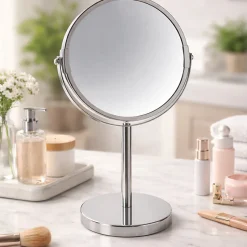 Spirella Miroir grossissant sur pied Acier SYDNEY Chromé