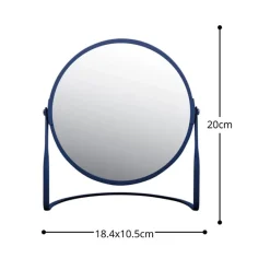 Spirella Miroir grossissant sur pied Acier AKIRA Bleu mat* Miroir Grossissant