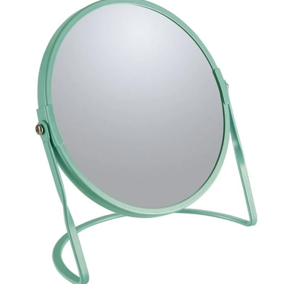 Spirella Miroir grossissant sur pied Acier AKIRA Vert mat