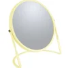 Spirella Miroir grossissant sur pied Acier AKIRA Jaune mat