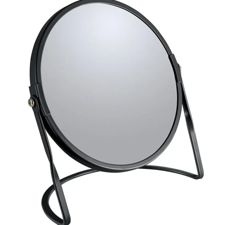 Spirella Miroir grossissant sur pied Acier AKIRA Noir mat* Miroir Grossissant