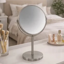 Spirella Miroir grossissant sur pied Acier SYDNEY Brossé* Miroir Grossissant