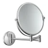Hansgrohe Miroir grossissant x 1 et x 3, rond, montage mural, chromé, L.24,5 x l.28,8 x H.24,5 cm, Logis universal