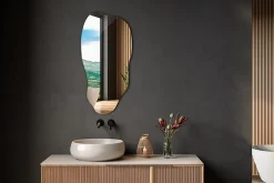 Tulup Miroir irrégulier 45 x 90 boho 1 pièce