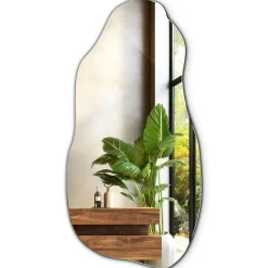 Tulup Miroir irrégulier 40 x 80 murale 1 pièce