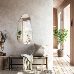 Tulup Miroir irrégulier 40 x 80 murale 1 pièce