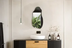Tulup Miroir irrégulier 40 x 80 murale 1 pièce