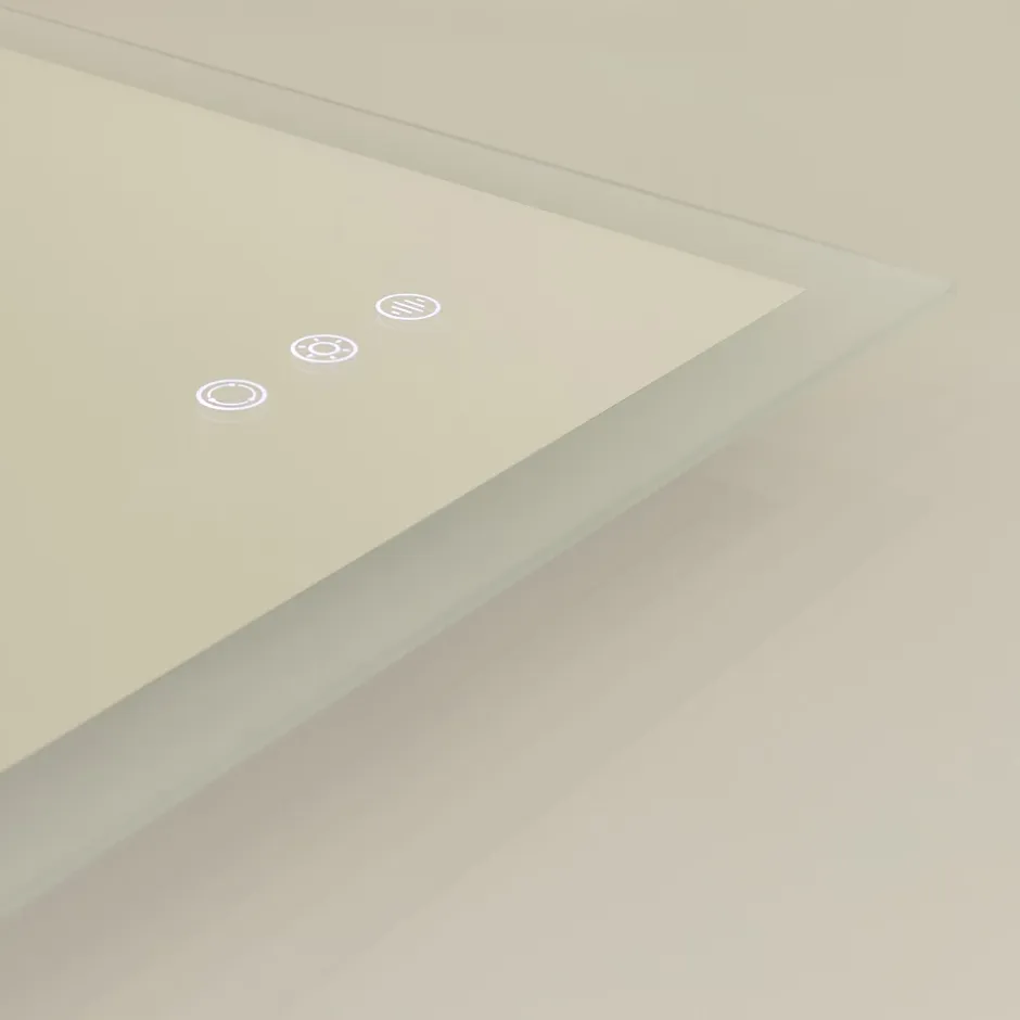 Saniverre Miroir LED lumineux TEMEO 70 x 100 cm (ou 100x70) antibuée + intensité 2100 lms & couleur réglables salle de bain -* Miroir Lumineux