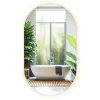 Tulup Miroir LED ovale 40x70 cm lumiere chaude salle de bain