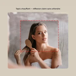 Artforma Miroir LED Salle de Bain - - Ovale - 100x70cm - LED Dual + interrupteur tactile + anti-buée* Miroir Lumineux
