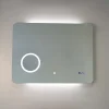 Kiamami Valentina Miroir Led 80X60 Avec Horloge Numérique Et Lentille De Grossissement