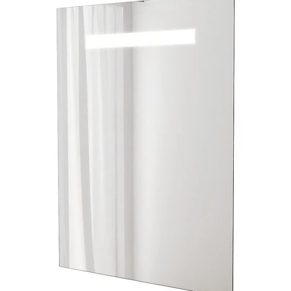 Créazur France Miroir lumineux ELEGANCE 80x80 cm - avec interrupteur sensitif* Miroir Lumineux