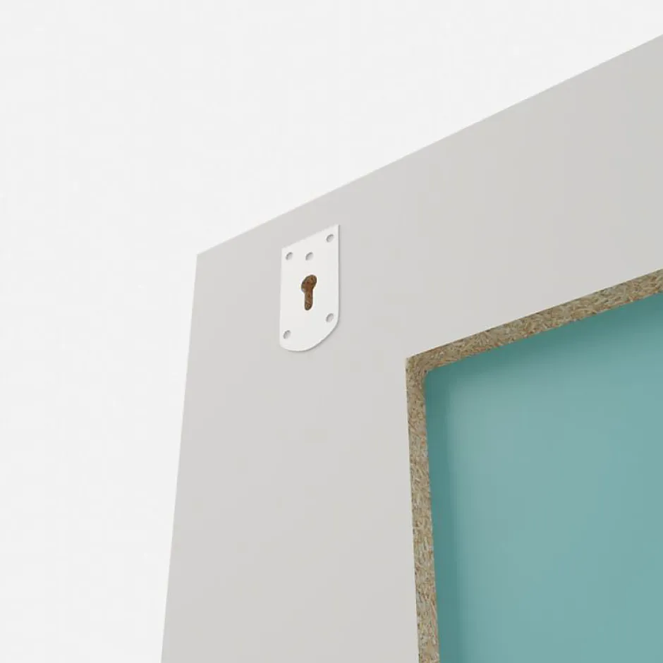 Créazur France Miroir MIRCOLINE - 80x105cm - Sans applique* Miroir Simple
