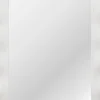 Giantex Miroir Mural 106 x 71,5 cm, Cadre en Bois d'Hévéa, Miroir de Courtoisie à Suspension, pour Salle de Bain, Salon, Entrée, Blanc* Miroir Grossissant