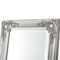 Helloshop26 Miroir mural 132 x 42 x argente