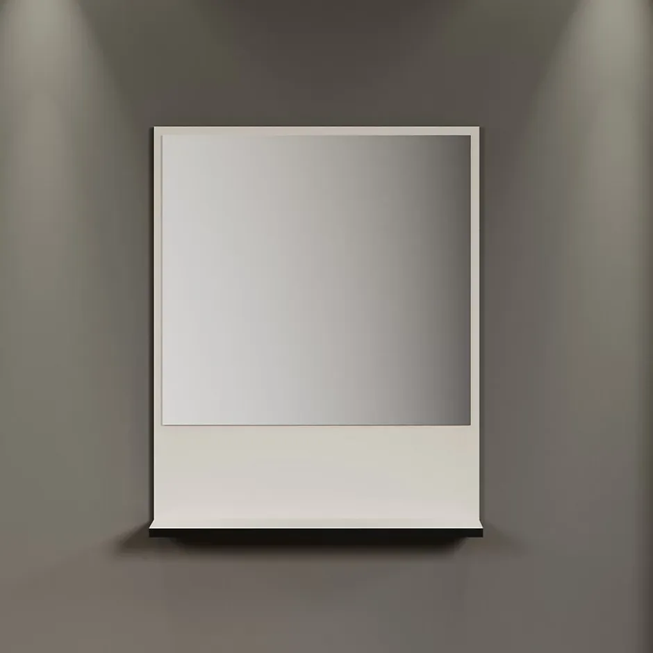 Calicosy Miroir mural avec 1 tablette L60 cm - PUREBLISS