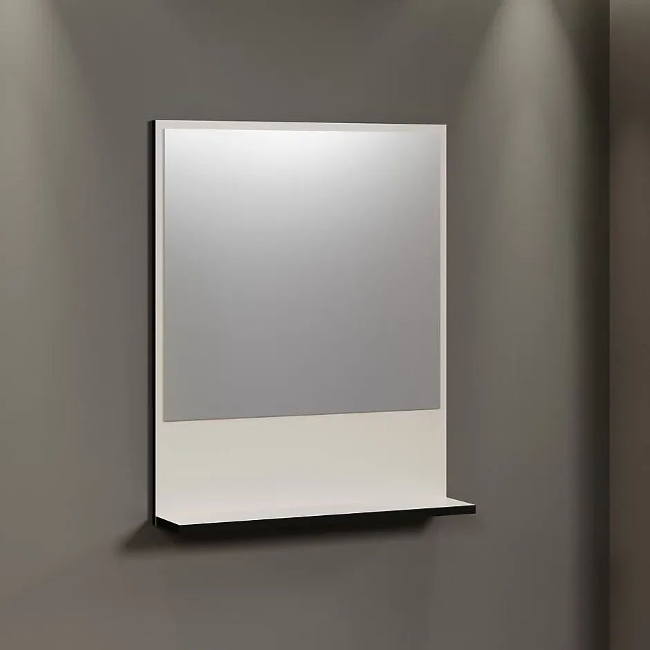 Calicosy Miroir mural avec 1 tablette L60 cm - PUREBLISS