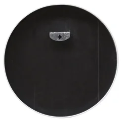 Helloshop26 Miroir mural avec kit de montage blanc
