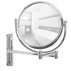 Wenko Miroir mural grossissant de salle de bain Deluxe - Diam. 19 cm