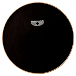 Helloshop26 Miroir mural rond 50 cm dore