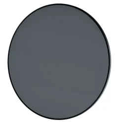 Bernstein Miroir mural rond design de salle de bain, cadre en aluminium, verre 4mm - 8232 - Couleur et Noir, 80cm