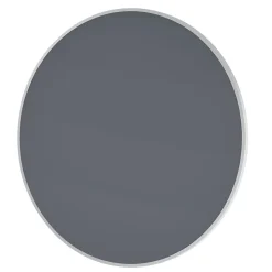 Bernstein Miroir mural rond design de salle de bain, cadre en aluminium, verre 4mm - 8232 - Couleur et Blanc, 80cm* Miroir Simple