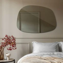 Tulup Miroir organique 68 x 47 cm moderne pour la mise en beauté