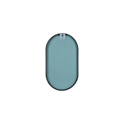 Mob-In Miroir ovale 40 x 70 cm PEPPER Noir* Miroir Simple
