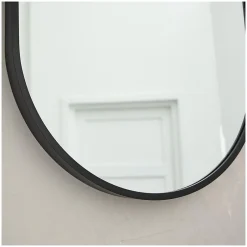 Mob-In Miroir ovale 40 x 70 cm PEPPER Noir* Miroir Simple