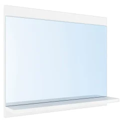 [En.Casa] Miroir pour salle de bains Krildihana 60 x 50 x 12 cm blanc en.casa