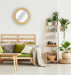 Rea MIROIR KLNA-MR01 35CM BEIGE* Miroir Simple