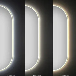 Rea MIROIR LED OVL GOLD 50X100CM 0