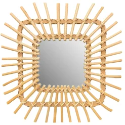 Rea MIROIR QDJ071 45CM BEIGE 45X45X2,5CM